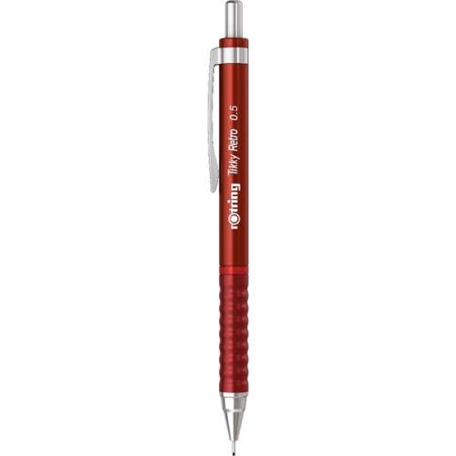 Rotring Tikky Retro 0,5 mm roter mechanischer Bleistift