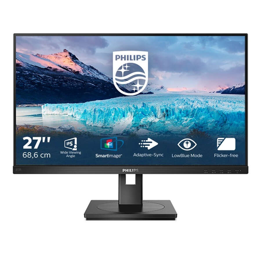 Philips ips monitor 27" 272s1ae, 1920x1080, 16:9, 250cd/m2, 4ms,...