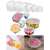 6-Piece Reusable Silicone Lids Set, Stretchable, for Dishes/Containers, Transparent, Assorted Sizes 101074833