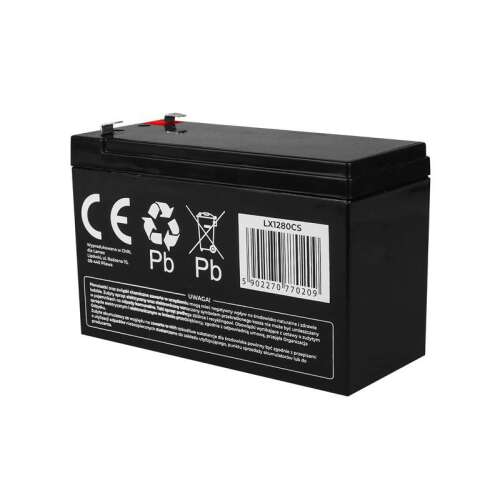 12V 8Ah SLA akkumulátor, karbantartásmentes, zárt ólom-sav akkumulátor