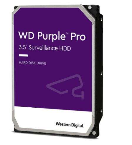 Western digital hdd 10tb purple pro 3,5" sata3 7200rpm 256mb - wd...