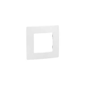 Legrand Niloé weißer Einzelrahmen für elektrische Schalter und Steckdosen - Legrand Rahmen für Schalter