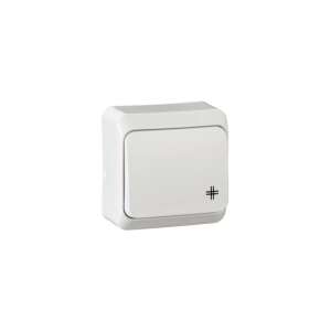 Schneider Prima Keresztkapcsoló - Falon Kívüli - Fehér 101127392 - Schneider