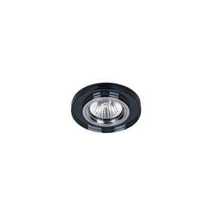 Elmark modern fekete üveg álmennyezeti beépíthető spotlámpa 925777R/BK - Elmark