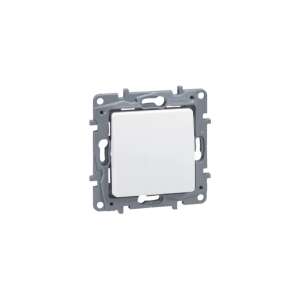 Legrand Niloé 101N einpoliger Drucktaster mit Nagel, weiß - Legrand Schalter