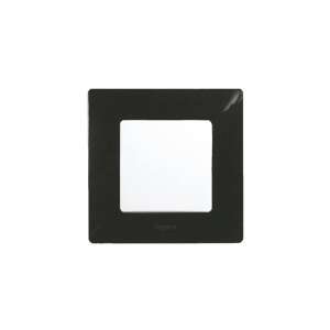 Legrand Niloé fekete bronz 1-es keret - Villanykapcsoló keret