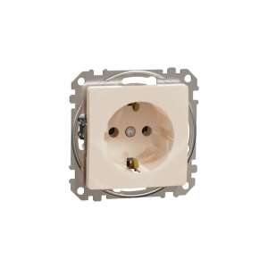 Schneider Sedna Design 2P+F bézs dugalj - Schneider