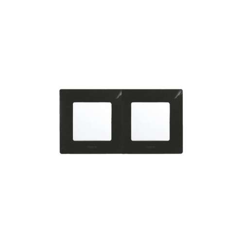 Legrand Niloé fekete bronz 2-es keret