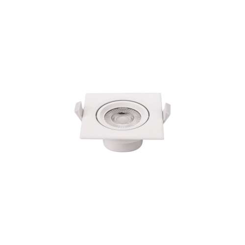 Optonica LED beépíthető spot lámpa, négyzet, 5W, 4500K, természetes fehér, 375 lm, IP20 - Otthon és kert