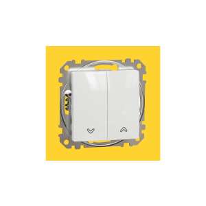 Schneider Sedna Design fehér redőnykapcsoló, keret nélkül, SDD111104 - Schneider