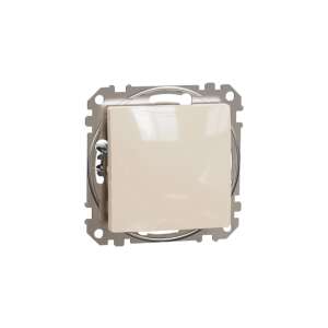 Schneider Sedna Design 107 bézs keresztkapcsoló keret nélkül - Schneider Villanykapcsoló