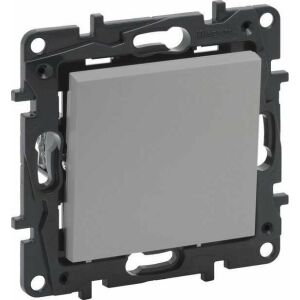 Legrand Niloé Step Wechselschalter Aluminium, 10AX - Legrand Schalter