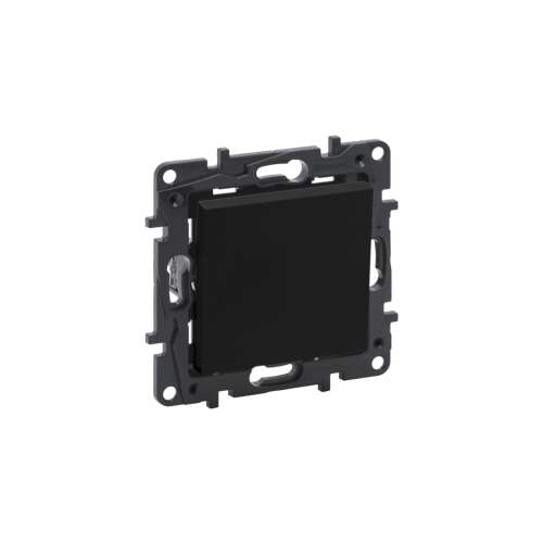 Legrand Niloé Step 101 întrerupător unipolar, negru, 10AX