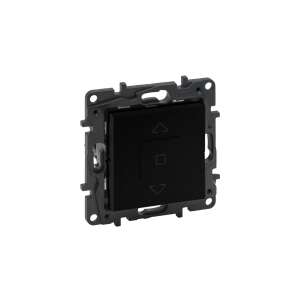 Legrand Niloé Step întrerupător de jaluzele negru cu 3 poziții - Legrand Intrerupatoare