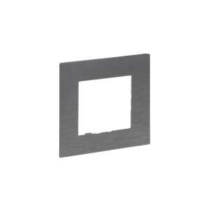 Legrand Niloé Step egyetlen keret, csiszolt szürke, elektromos kapcsolókhoz és aljzatokhoz - Villanykapcsoló keret