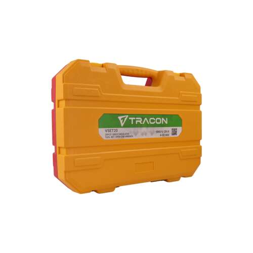 Tracon VSET20 20 darabos szigetelt csavarkulcs készlet, 1000V