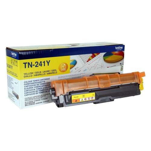 Brother TN-241Y Tonerkazetta - Sárga - 1400 oldal