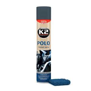 K2 POLO Cockpit Spray 750ml, műszerfalápoló spray, védi és helyreállítja a műszerfalat, mélytisztítás, antisztatikus, UV védelem, műanyag, vinil, gumi és egyéb anyagokhoz - K2