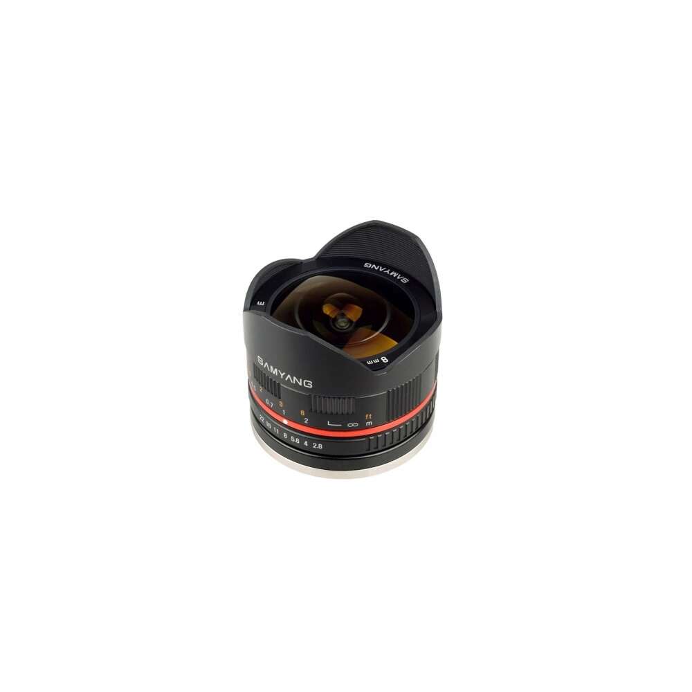 Samyang 8mm f/2.8 fish-eye ii (canon m) fekete