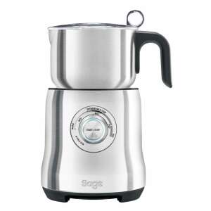 Sage the Milk Cafe Automatic Milk Frother, stainless steel, front view - Sage