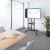 Techly mobile TV stand with wheels for 30-65 inch TVs in office setting