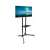 Techly TV stand for 30-65 inch LCD, LED, and Plasma TVs, with adjustable height and tilt, and a shelf for AV components
