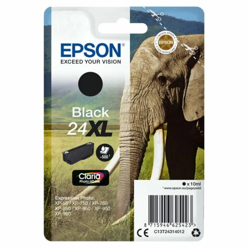 Epson T2431 XL Fekete Tintapatron - 10ml