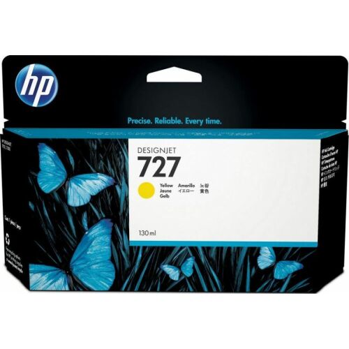 HP DesignJet 727 Sárga Tintapatron - 130ml 172619466 - Nyomtató kellék