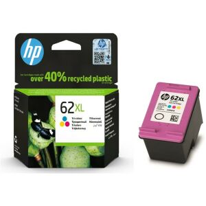 HP 62XL Farbpatrone für Envy 5540 Drucker, Einzelhandelsverpackung und Patrone - Drucker & Scanner