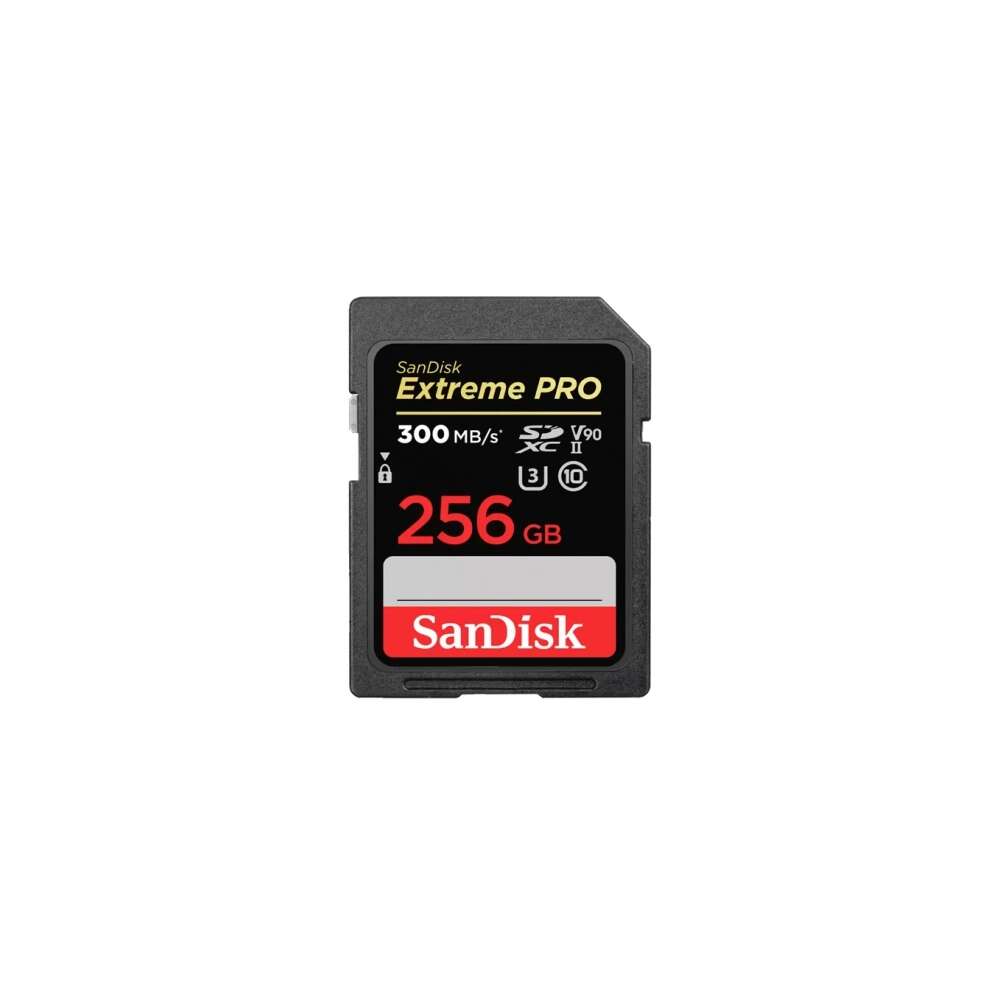 Sandisk extreme pro sdxc uhs-ii u3 v90 300/260mb/s 256gb
