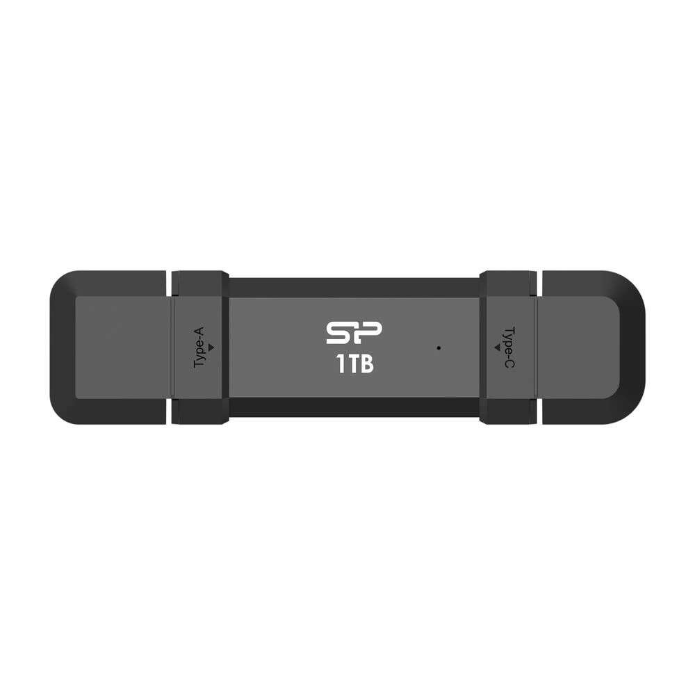 Silicon power pendrive ssd ds72 1tb external ssd in stick format, type-a and c interface 1050mb/s, 850mb/s