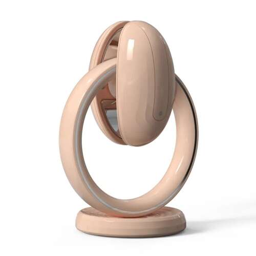 Ila Breast Enhancement Massager, pink, EMS microcurrent, red light, 4 vibration modes, automatic shut-off, remote control, portable