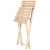 Springos wooden folding chair, part of the balcony set