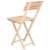 Springos wooden folding chair, part of the balcony set