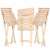 Springos wooden balcony set with two chairs and a table, perfect for small balconies