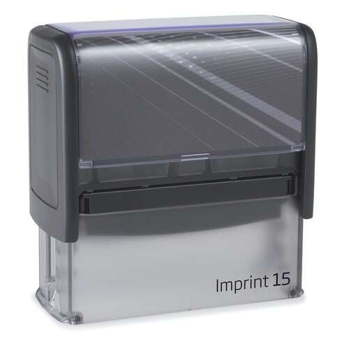 Trodat Imprint 8915 önfestékező bélyegző, fekete, fekete párnával