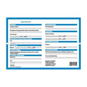 A/6-os Fóliázott Lábcédula - Vízálló, Nem Fertőző