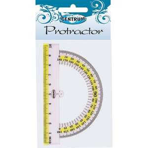 Centrum Szögmérő - Műanyag - 180 fok 101331660 - Iskolai szögmérő