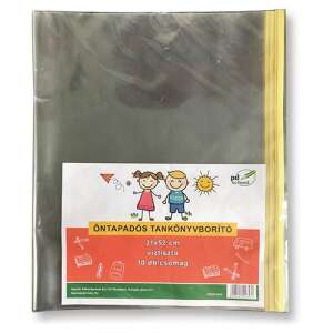 PD School Öntapadós Tankönyvbortító Fólia - PP - 31x52 cm - 10 ív