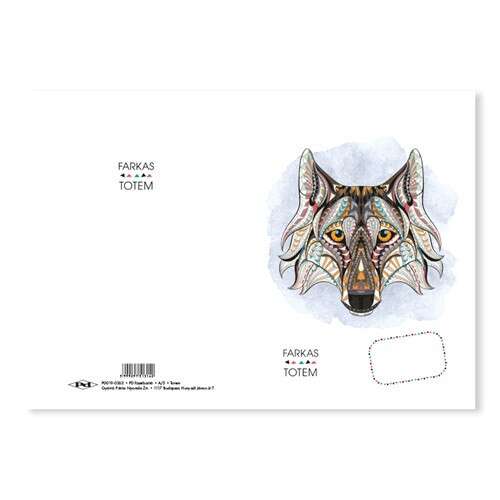 Totem Állatminta Füzetborító - A/5