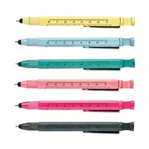 Moses Verlag 6 az 1-ben multifunkciós toll: vonalzó, mobiltartó, érintőceruza, üvegnyitó, csavarhúzó - Moses