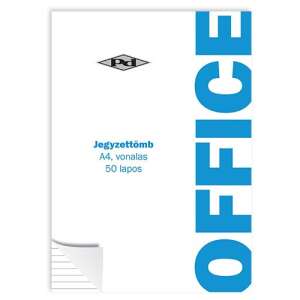 Pd Office A4-es vonalas jegyzettömb, 50 lap - Jegyzettömb
