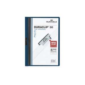 Durable Duraclip 300 A4 Ordner, dunkelblau, 30 Blatt Kapazität, mit Clip, das Original - Schnellhefter