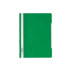 Zöld A/4-es PVC gyorsfűző átlátszó előlappal - Durable
