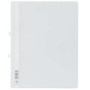 Fehér A/4 PVC mappa extra széles gyűrűkkel, Durable, átlátszó előlappal - Durable