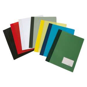 Durable Duralux A4 átlátszó extra erős fehér PVC gyorskötő mappák, vegyes színekben - Durable