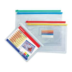 ErichKrause cipzáras irattartó tasak B6 méretben, átlátszó - Erich Krause