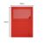 Exacompta Iratgyűjtő - A/4 - Piros - Ablakos 101334322