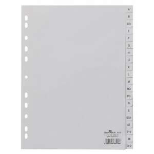 File de divizare gri A-Z pentru dosare cu inele, marca Durable - Consumabile pentru capsator