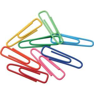 Gemkapocs Centrum 28 mm színes gemkapcsok, 100 db-os dobozban - Gemkapocs